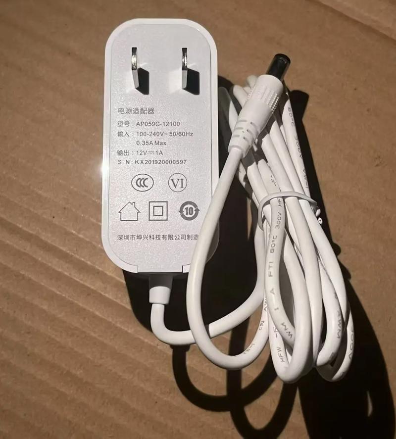 12V 1A DC 5.5/2.1mm 白色電源適配器 全新原件與6000小時(shí)可靠性的完美結(jié)合